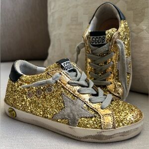 Golden Goose Gold Sneakers
